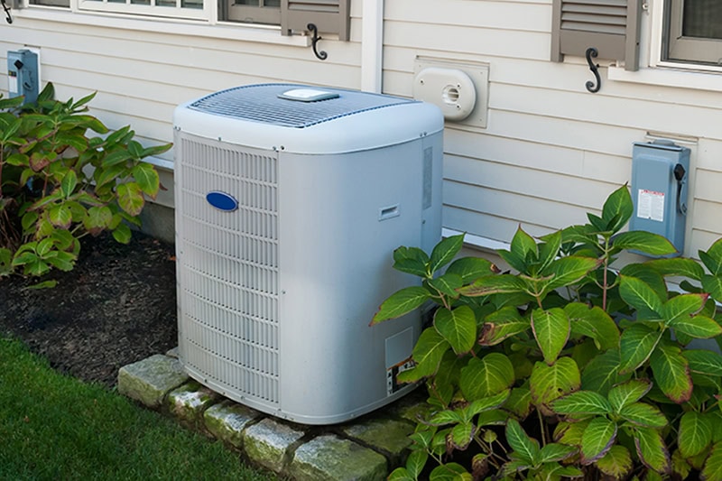 5 Reasons Why Regular HVAC Maintenance is Essential for Maricopa County Homeowners. Photo of an HVAC unit installed outside of a home.